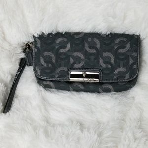 Like New Coach Op Art Wristlet